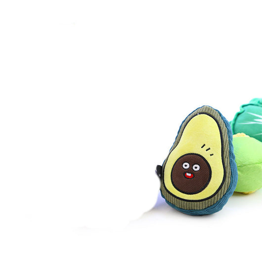 Juguete de Peluche para Perro Aguacate Rayado - Image 2