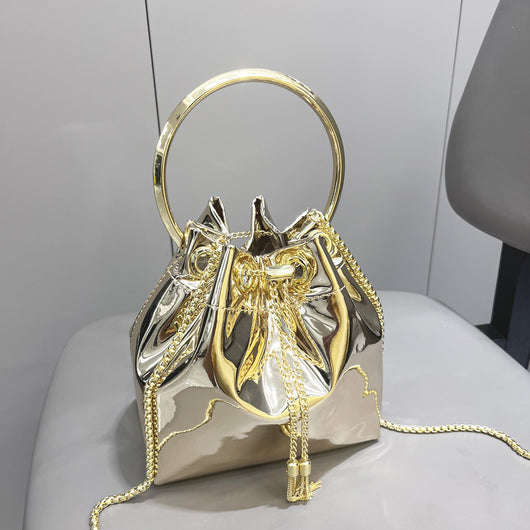 Bolso Mensajero de Cadena Metálica para Mujer - Image 7