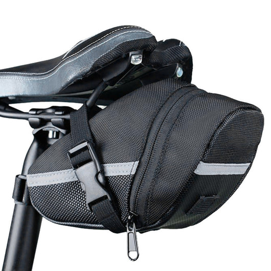 Bolsa Trasera para Sillín de Bicicleta de Montaña Negro