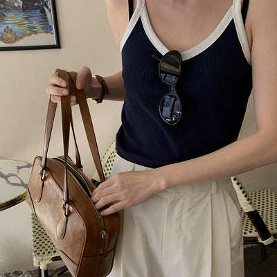 Camiseta Retro Minimalista para Mujer - Estilo Casual y Versátil - Image 6