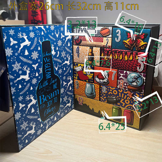 Caja Calendario de Adviento 12 Días Vacía para Personalizar - Image 4