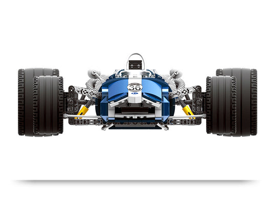Auto de Carreras Azul - Juego de Bloques de Construcción Tecnológicos - Image 13