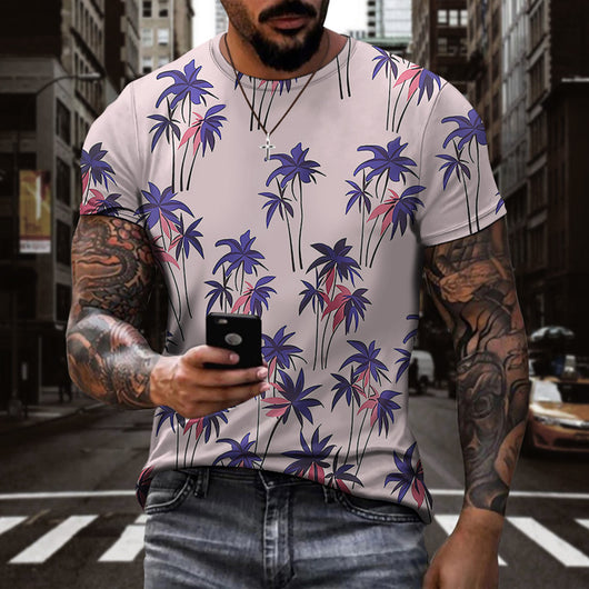 Camiseta 3D Estampado Digital Plantas Hombre y Mujer Manga Corta Deportiva - Image 22