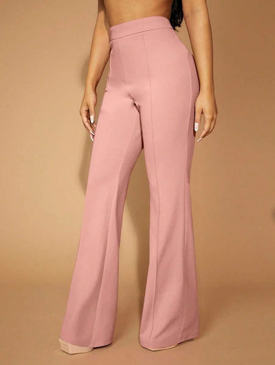 Pantalones de Cintura Alta para Mujer - Elegancia Profesional y Comodidad Diaria - Image 52