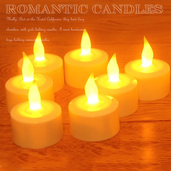 Velas LED Recargables con 12 Luces de Ambiente