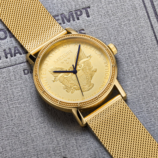 Reloj de Hombre Ultradelgado Acero Inoxidable Malla Metálica Cuarzo - Image 6