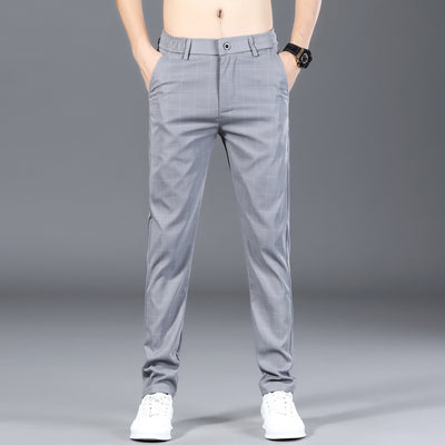 Pantalones de Vestir Cuadros Negros para Hombre - Image 2