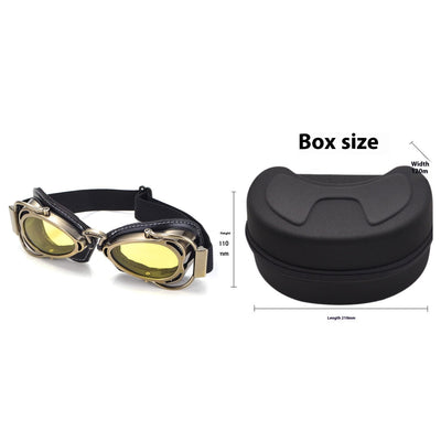 Gafas Protectoras Retro para Motocicleta - Estilo Piloto Harley con Protección Reflectante - Image 16