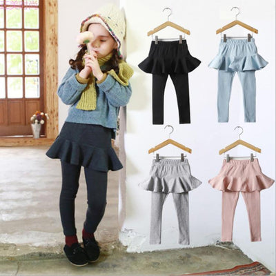 Pantalón Falda Infantil Coreano de Terciopelo Grueso 380g - Abrigo Exterior Premium - Image 13
