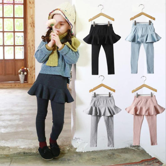 Pantalón Falda Infantil Coreano de Terciopelo Grueso 380g - Abrigo Exterior Premium - Image 13