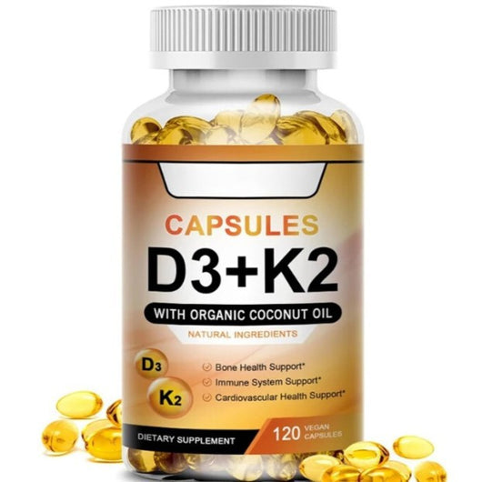 Cápsulas Blandas de Vitamina D3 y K2 de Alta Potencia - Image 2
