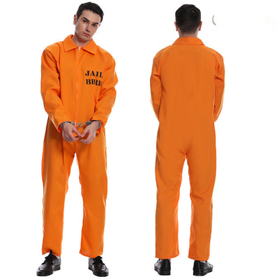 Disfraz de Preso Naranja para Hombre y Mujer - Fiesta Halloween - Image 10