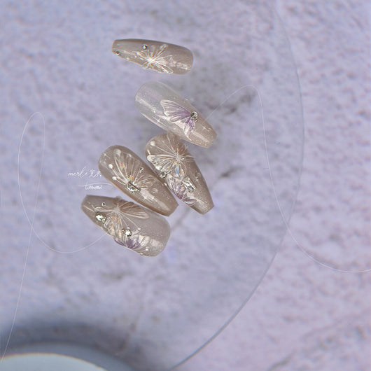 Stickers Decorativos Manicura Gelatina Mariposa Rose Streamer - Image 14