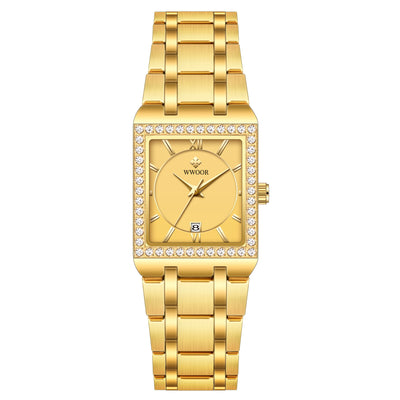 Reloj Mujer Acero Inoxidable Resistente al Agua con Cristal Diamante - Image 25