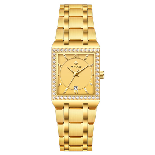 Reloj Mujer Acero Inoxidable Resistente al Agua con Cristal Diamante - Image 25