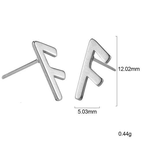 Aretes de Runas Nórdicas en Acero Inoxidable - Image 10