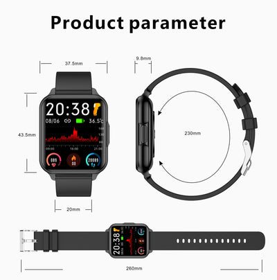 Reloj Deportivo Inteligente con Monitor de Frecuencia Cardíaca y Temperatura Corporal - Image 17