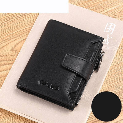Billetera Corta de Cuero para Hombre - Diseño Casual y Moderno - Image 2