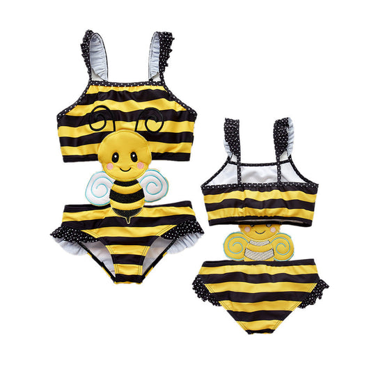 Traje de Baño Infantil de Una Pieza con Diseño Cartoon Adorable