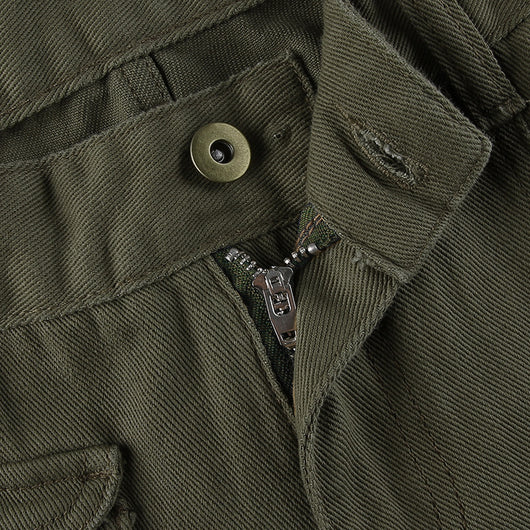 Pantalones Cargo Retro Cintura Baja con Bolsillos - Image 8