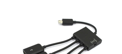 Adaptador OTG Micro USB Multi-Puerto con Carga Simultánea y Soporte para 4 Dispositivos - Image 4