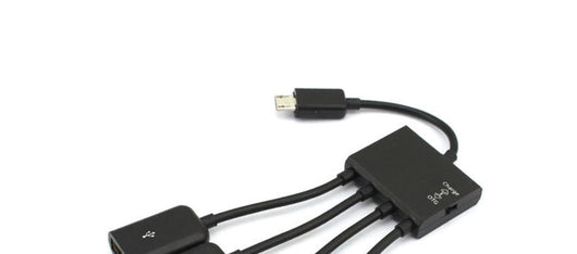 Adaptador OTG Micro USB Multi-Puerto con Carga Simultánea y Soporte para 4 Dispositivos - Image 8