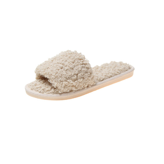 Pantuflas de Lana Rizada para Mujer con Suela Antideslizante - Image 22