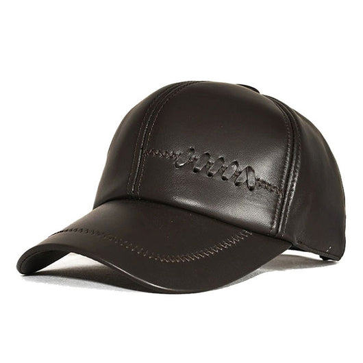 Gorra de Cuero para Hombre Otoño e Invierno - Image 2