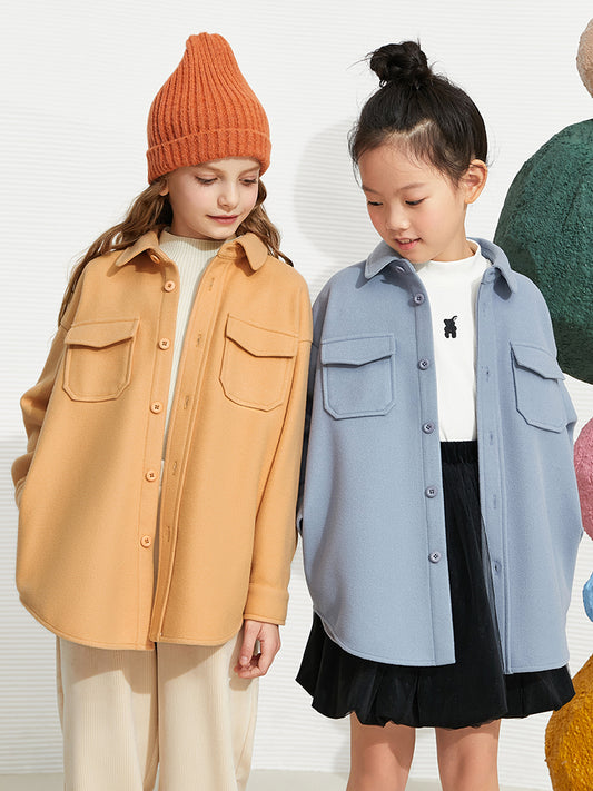 Abrigo de Lana para Niñas - Conjunto Coordinado Mamá e Hija