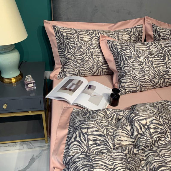 Juego de Cama 4 Piezas Algodón Pima con Estampado Digital