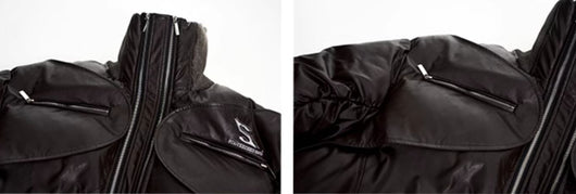 Chaqueta de Algodón Grueso con Cuello de Pie para Hombre - Image 9
