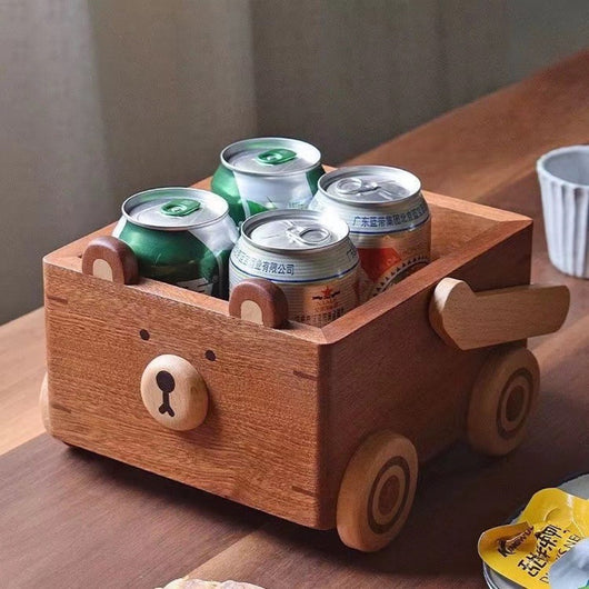 Carrito Organizador de Madera Maciza para Peluches y Juguetes - Image 7