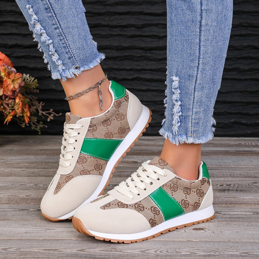 Zapatos Casuales Oversize para Mujer con Encaje Floral y Cordones - Image 8