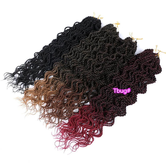 Peluca Sintética Ondulada con Trenzas Twist Dirty Braid - Image 5