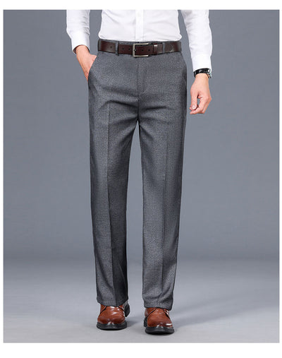 Pantalones de Vestir Rectos para Hombre - Elegancia Casual Otoño Invierno - Image 12