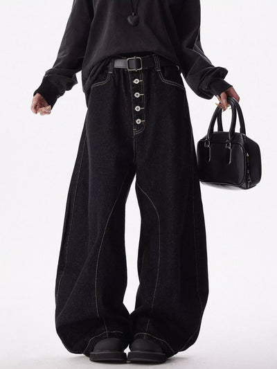Pantalones Vaqueros Holgados Corte Ancho Cutlass para Hombre - Image 8