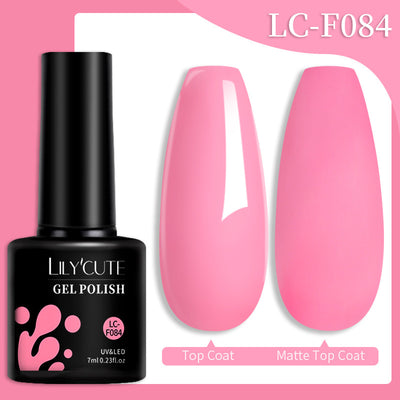 Set de Pegamento para Uñas con Brillo de Color Sólido - Image 20