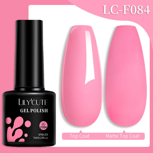 Set de Pegamento para Uñas con Brillo de Color Sólido - Image 20
