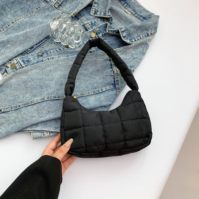 Bolso Bandolera Lunar de Un Hombro - Diseño Minimalista para Mujer - Image 6