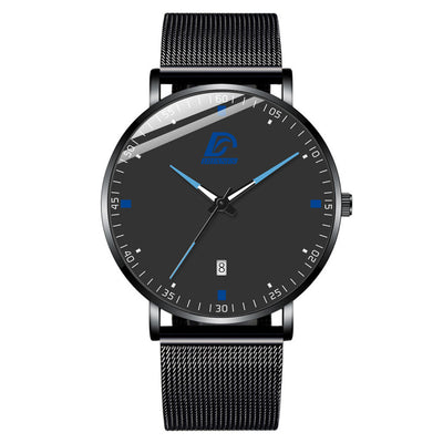 Reloj de Cuarzo Fashion con Malla y Calendario - Diseño Minimalista - Image 4