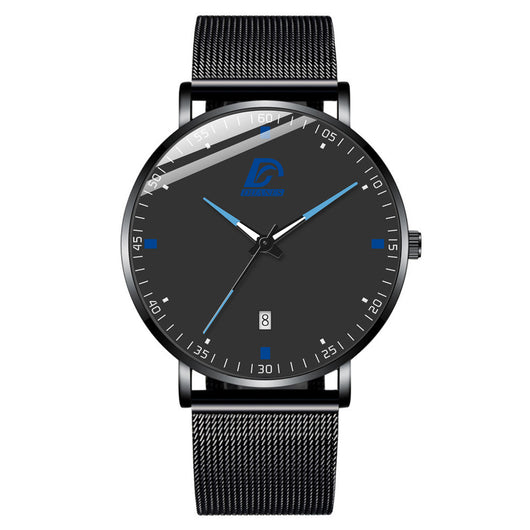 Reloj de Cuarzo Fashion con Malla y Calendario - Diseño Minimalista - Image 4