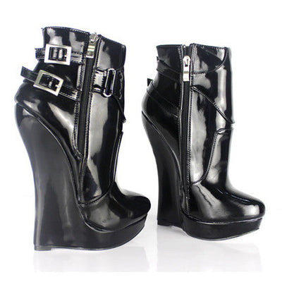 Tacones Altos Plataforma Impermeables Talla Grande para Mujer - Image 9