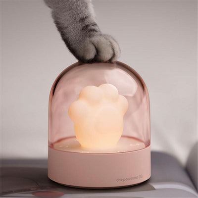 Lámpara Musical Infantil con Forma de Patita de Gato - Luz Nocturna USB Recargable - Image 15
