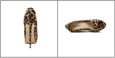 Tacones Altos Estampado Leopardo con Pico de Pez - Image 11