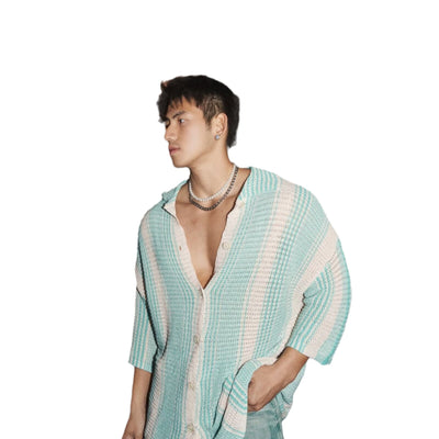 Blusa Tejida Ligera con Solapas Sueltas - Comodidad de Verano - Image 5