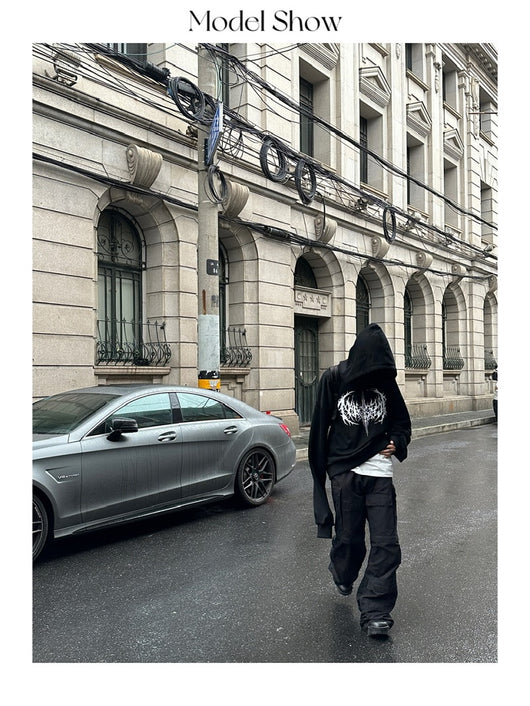 Sudadera con Capucha Estampado Opium Manga Larga - Image 11