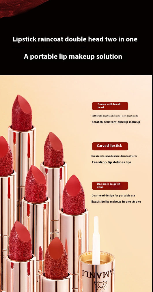 Labial Mate Resistente Sin Transferencia - Color Sólido Larga Duración - Image 13
