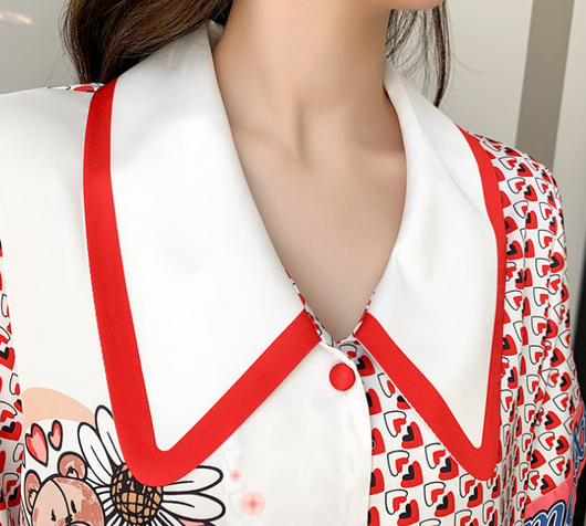Conjunto de Seda Japonesa para Casa - Cardigan y Pantalón Corto Verano - Image 8