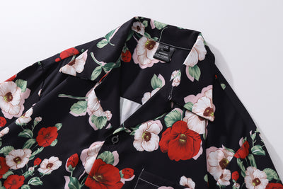 Camisetas Retro Hawaianas de Pareja Estilo Hong Kong con Flores - Image 7