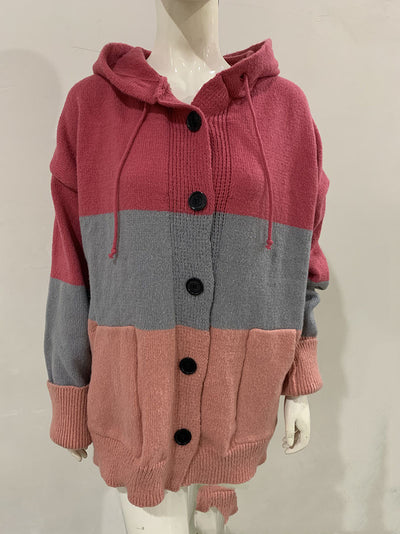 Cardigan Tejido a Juego de Colores Largo Medio para Mujer - Image 6